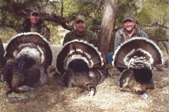 "Slim" Boente, Steve Boente, and Keith Carson on Gould's Turkey hunt in Mexico, 2009.