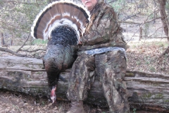 Dave Wolf with his Gould's turkey - 2010 Mexico hunt