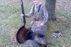 2014 Youth Hunt, Jake Member Will Luecking tagged his first bird hunting in Hamilton County.