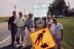 Shiloh Spurs members perform roadside cleanup