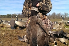 Jack Savage 9 years old first goose