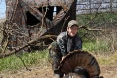 Sean Bonner's first turkey ever taken harvested in NW Missouri this spring. It was a double bearded gobbler! Congratulations Sean!